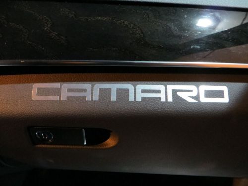 (2pcs) dashboard badge sticker decal camaro
