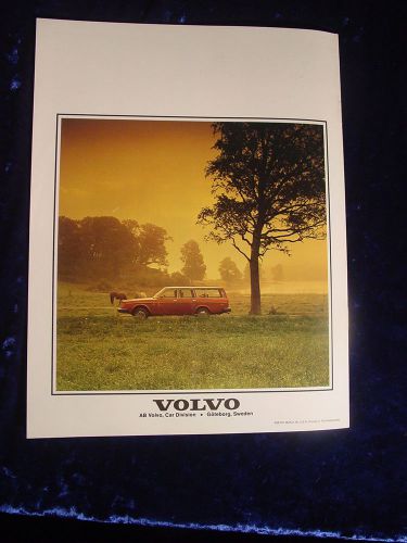 1976 volvo 245, 265 station wagon auto brochure great colorful brochure !!