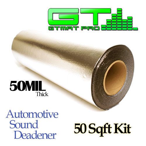 New 50 sq ft gtmat sound dampning  automotive proofing insulation material