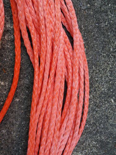 48' of 3/16" dyneema sk-75 wire replacement rope light synthetic winch line