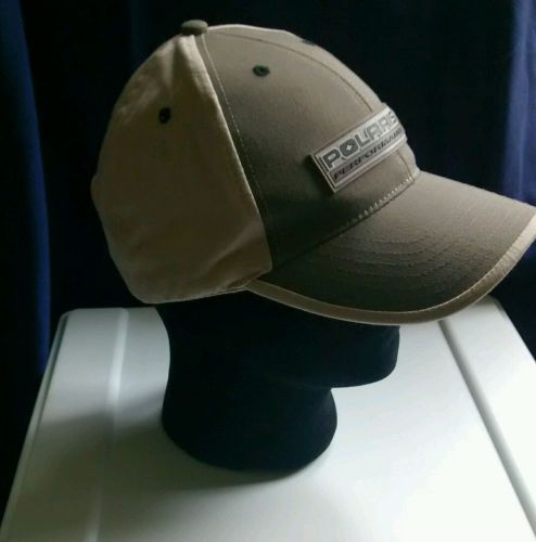 Polaris performance hat beige tan baseball style hat