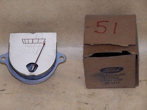 Flathead oil pressure gauge dash vintage ford v8 flathead 68-9273 #51
