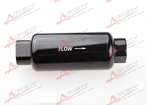 An -10 an10 black anodised billet magnetic high flow fuel filter 100 micron