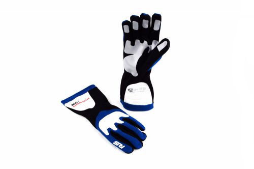 Rjs racing sfi 3.3/5 elite driving racing gloves blue size 2x large 600080127