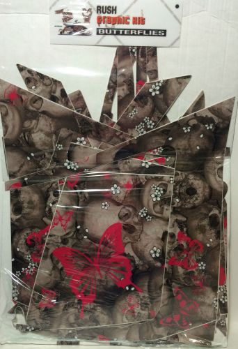 Amr racing graphics kit clearance sale for polaris rush 600/800 10-15 butterfly