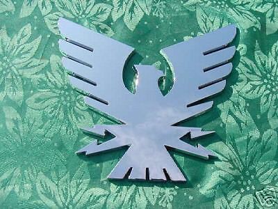Formula thunderbird boat emblem  (2)bird chrome &amp; (2)side letters 2-5/8&#034; highnew