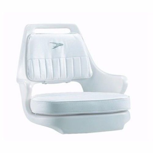 Wise heavy duty pilot boat chair - rotational molded  8wd0153710 white marine lc
