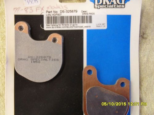 Drag specialties sinter brake pads front 78-83 fx