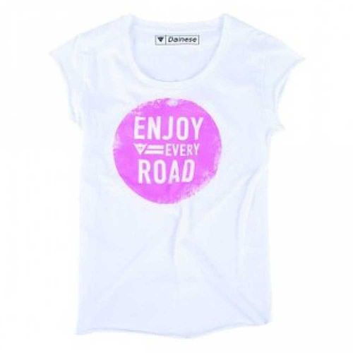 New dainese n'joy lady womens tee/t-shirt, white, xl
