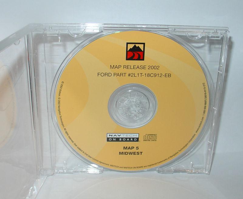 Cd 2003 ford expedition navigation disc - map 5 midwest part 2l1t-18c912-eb 