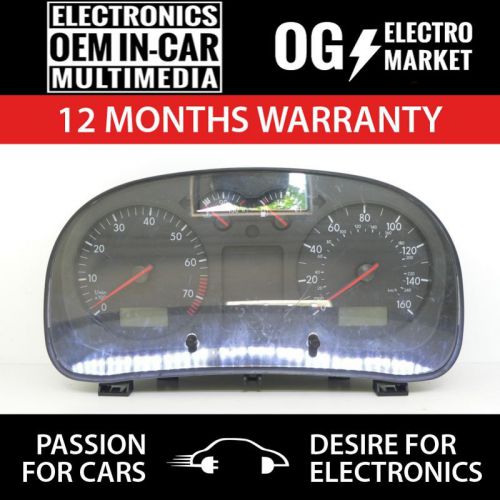 Vw volkswagen golf 1j instrument cluster speedometer tacho gauge mph 1j0919911d
