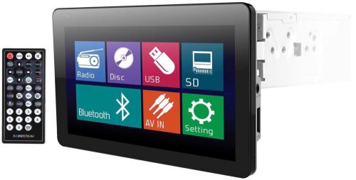 Power acoustik pd-930b 1 din cd/dvd/mp3 player 9.3" detachable screen bluetooth