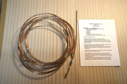 Mg mgb 1968-74.5 cunifer brake line kit copper nickel alloy
