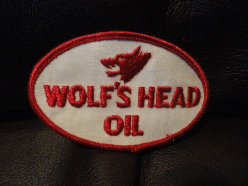 Wolf&#039;s head oil patch - vintage - new - original - wolf