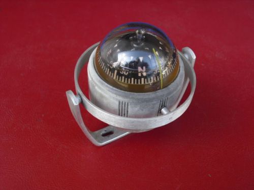 Cool 1960s vintage boat/auto/dashboard airguide &#034;visi-dome&#034; dash mount compass