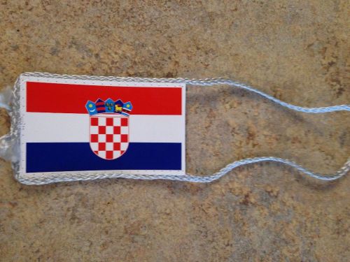 Car flag croatia hrvatska auto zastavica srbija serbia bosnia