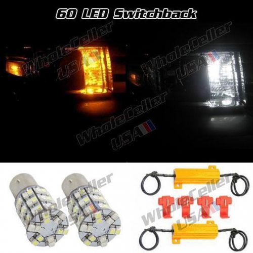 Sell Dual Color Switchback 1157 2357 7528 60 LED Bulb Turn Signal Light