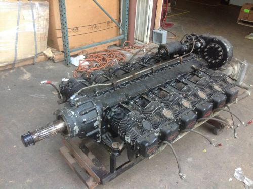 Franklin12-cylinder air-cooled  aircraft engine  0-805 &#034;airboat ?&#034;