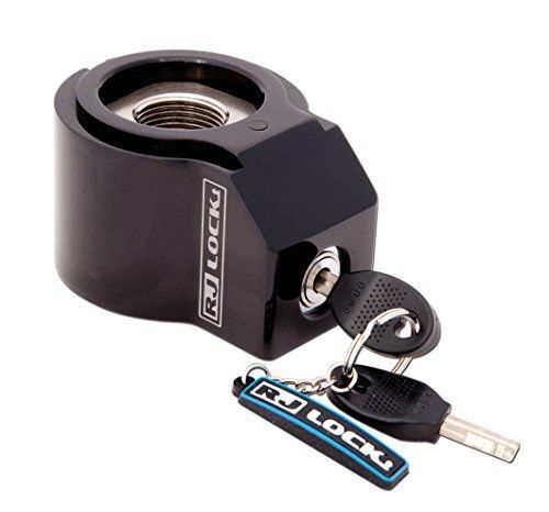 Rj lock - nut replacement/lock for trailer ball - prevent trailer theft (black)