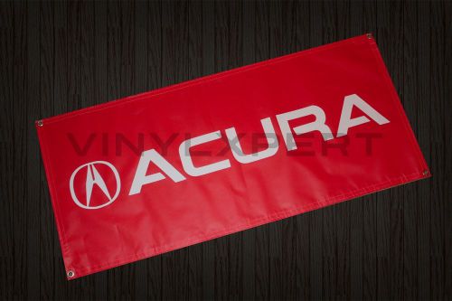 Acura garage racing vinyl banner room honda vip stance illest car ad 2&#039;x4&#039; ft
