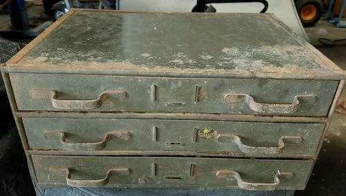 Vintage universal steel  metal cabinet with vintage steering wheel parts