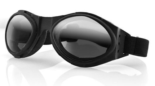 Bugeye goggle black frame smoked reflective lens