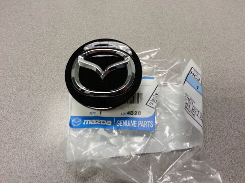 2012 2013 2014 2015 mazda 3 black center wheel cap set of 4 oem new !!!