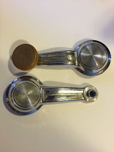 Vintage car window cranks lot of 2 no 9715291 gm