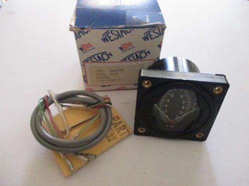 Nos westach #2da8 dual cht gauge 100-700f mint unused in original box cessna