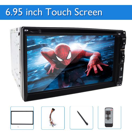 7&#039;&#039; in dash double 2 din car stereo dvd player bluetooth ipod usb/sd tv vcd mp4