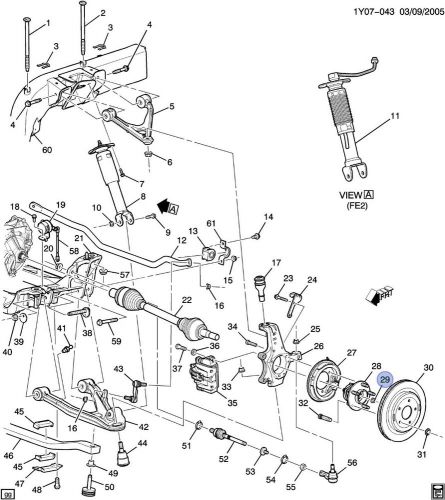 New genuine gm rear wheel drive u-joint shaft nut gm# 10257766