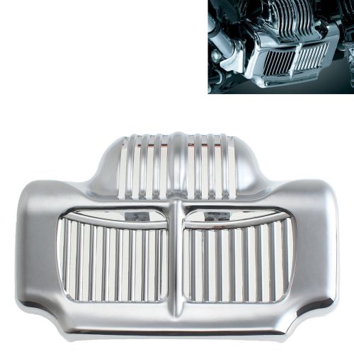 Motorcycle chrome stock oil cooler cover for harley trikes 11-13 freewheeler 15