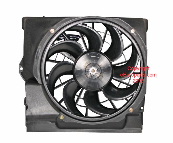 New genuine bmw auxiliary cooling fan assembly 64508364093