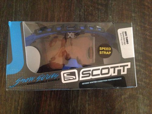 Scott 89xi turbo blue sppedstrap goggles