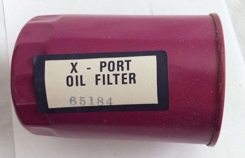 Vintage nos x-port filter oil filter 65184