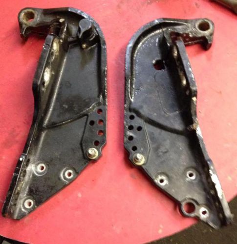 2006 evinrude 60hp e-tec outboard power tilt transom brackets