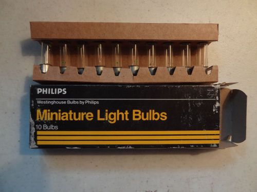Philips miniature light bulbs pack of 10 number 212-2  13.5v  6cp
