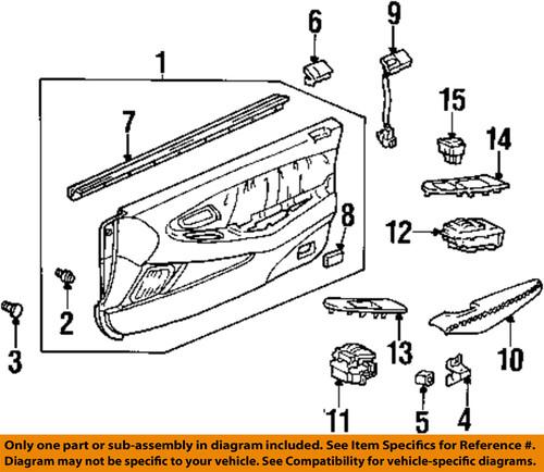 Honda oem 35760-s84-a11za switch, power window/door window switch