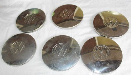 Vw vintage volkswagen original hubcaps - 6 inches - 6&#034; - hub caps