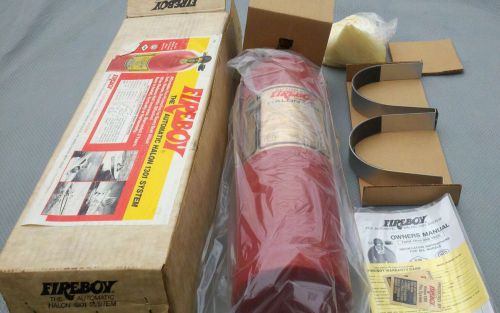 Fireboy automatic marine 100vh fire extinguisher halon 1301 system 500 cu ft nos