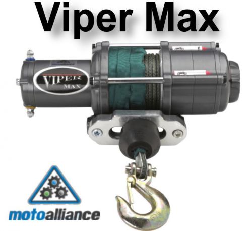 Viper max 5000lb winch &amp; mount w/ amsteel rope for yamaha viking