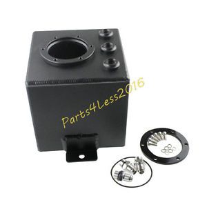 Billet aluminum fuel surge tank an6 fit 044 fuel pump 2l black best selling