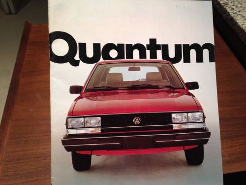 1982 volkswagen vw quantum 20-page original sales brochure catalog