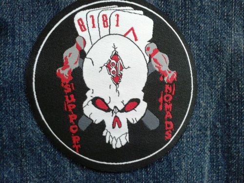 Motorcycle gang angels/hells support 81 nomads patch badge for vest/jacket/hat