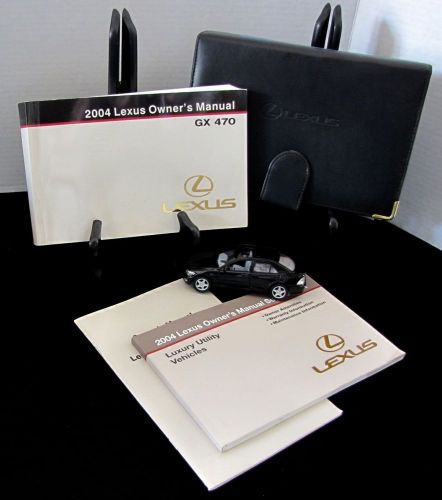 2004 lexus gx 470 owners manual set  #o161
