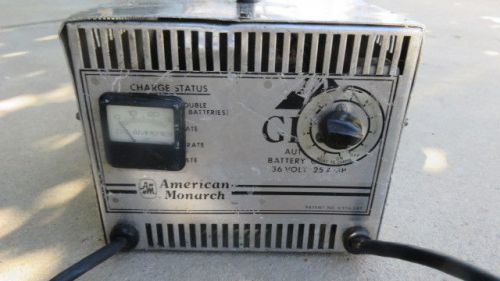 American monarch 36 volt 25 amp golf car cart club car ez go? free ship