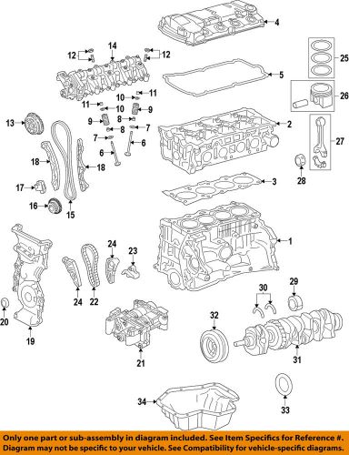 Mitsubishi oem 14-15 outlander-engine valve cover 1035b051