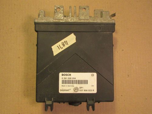 92 volkswagen jetta calif 8 valve ecu ecm computer 037 906 023 r only