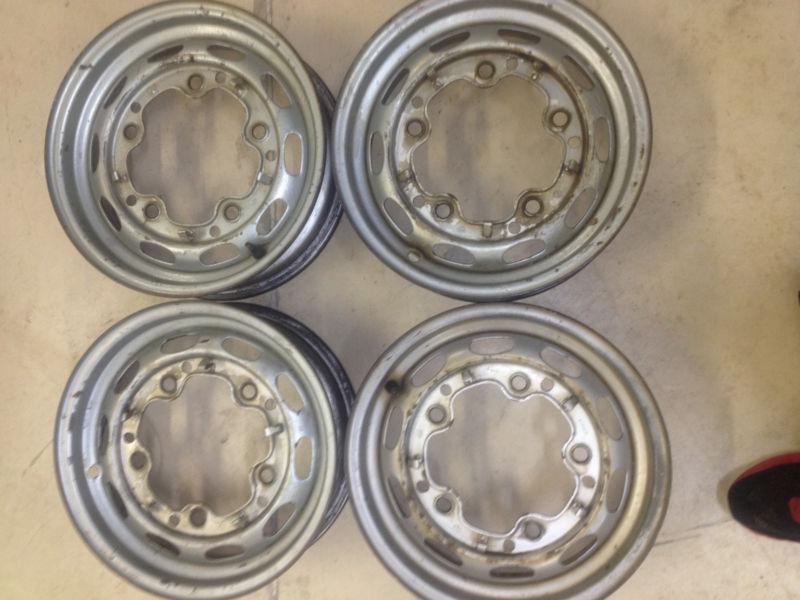 Original kpz porsche wheels set of 4 dated 6-61 #604 2 a