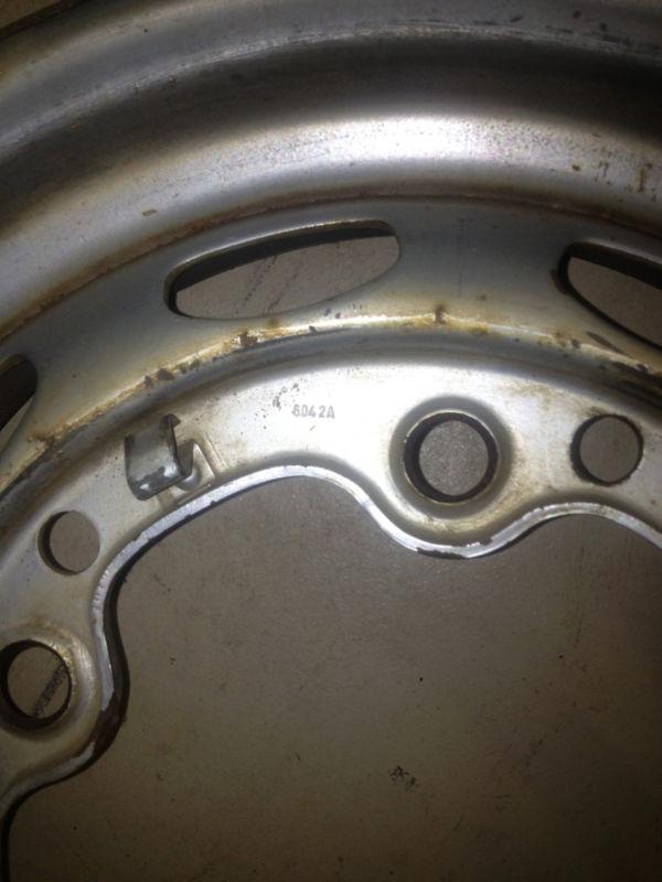 Original KpZ Porsche Wheels Set of 4 dated 6-61 #604 2 A, US $800.00, image 5